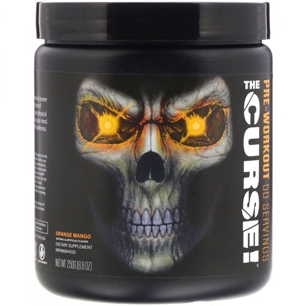 Cobra Labs, The Curse, Pre Workout, Orange Mango Flavor, 50 Servings