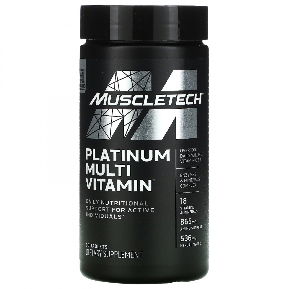 MT , Platinum Multi Vitamin New, 90 Tablets