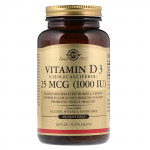 Solgar, Vitamin D3 (Cholecalciferol), 1000 IU, 250 Softgels