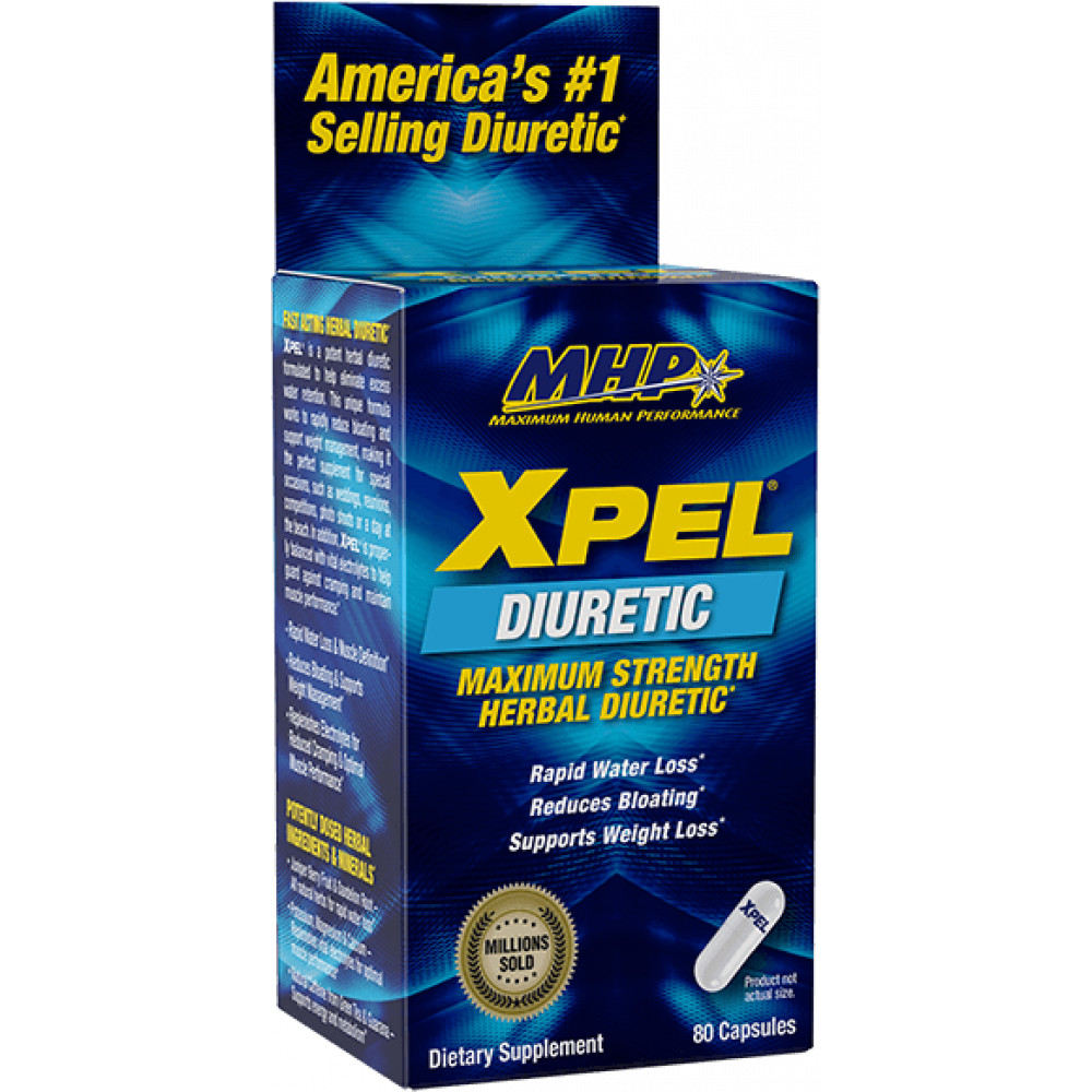 MHP Xpel Maximum Strength Herbal Diuretic 80 Capsules