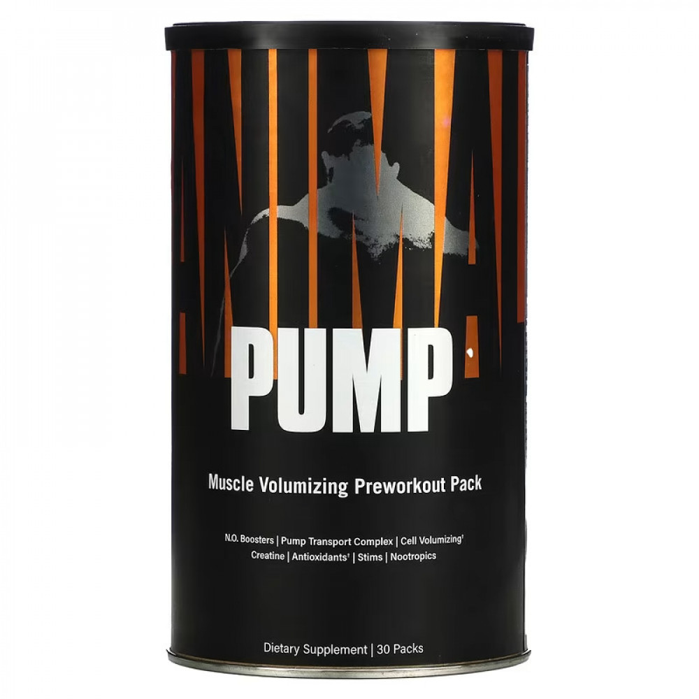 Universal , Animal Pump, The Preworkout Muscle Volumizing Stack, 30 Packs New